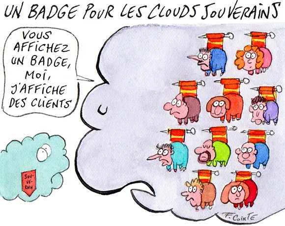 Dessin: Des badges anti-« sovereignty washing »